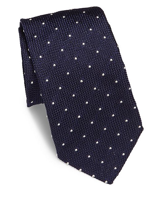 Canali - Dotted Silk Tie