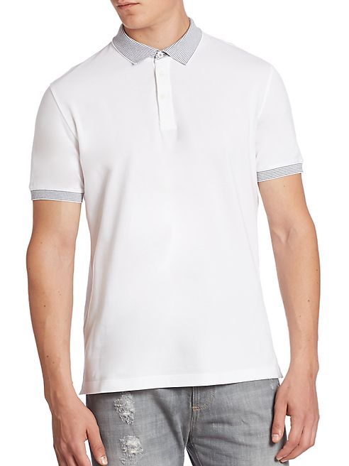 Brunello Cucinelli - Contrast Collar Polo