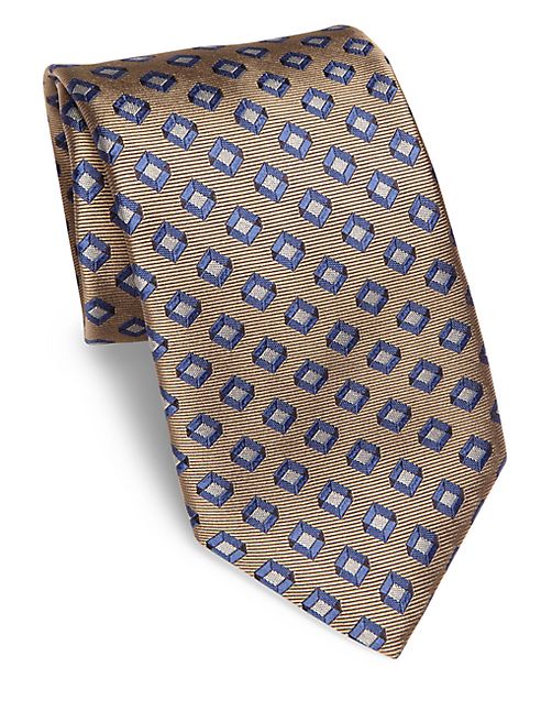 Canali - Geometric Silk Tie