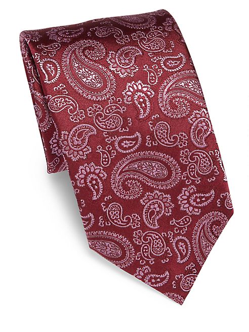 Canali - Paisley Printed Silk Tie