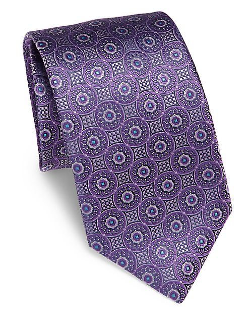 Canali - Paisley Printed Silk Tie