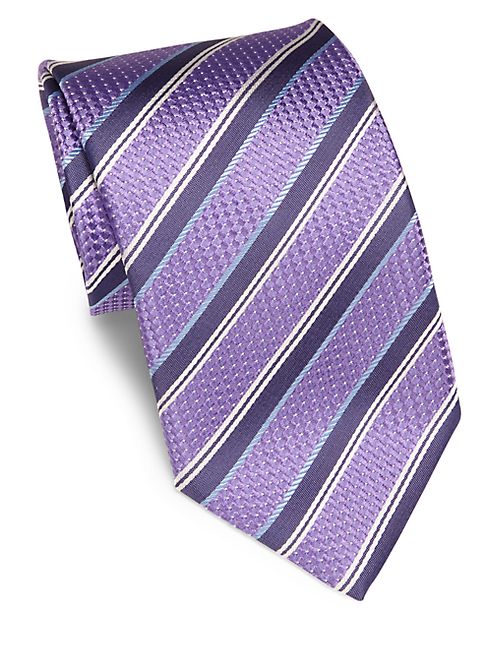 Canali - Striped Silk Tie