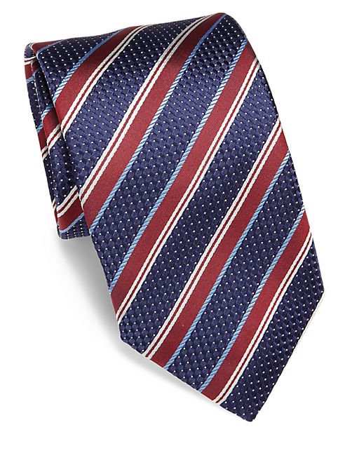 Canali - Striped Silk Tie