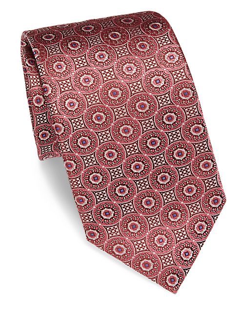 Canali - Patterned Silk Tie