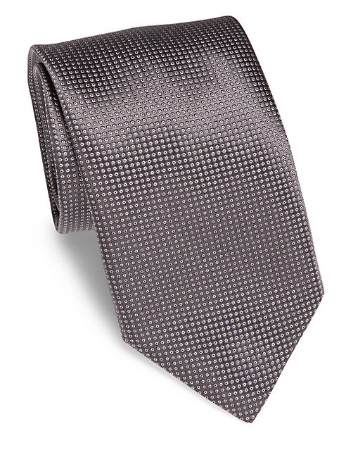 Canali - Dot Printed Silk Tie