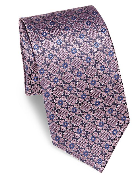 Canali - Floral Silk Tie