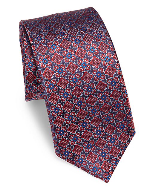 Canali - Abstract Silk Tie