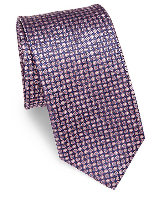 Canali - Geometric Silk Tie