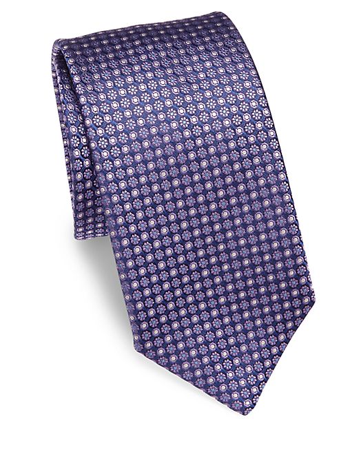 Canali - Geometric Silk Tie