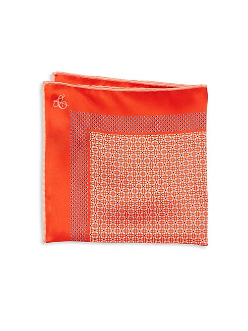 Canali - Dotted Silk Pocket Square