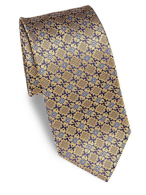 Canali - Floral Silk Tie