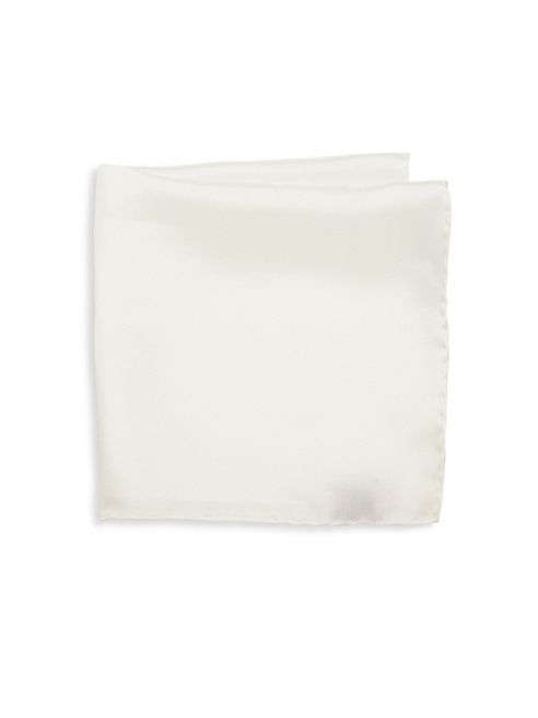 Canali - Solid Silk Pocket Square