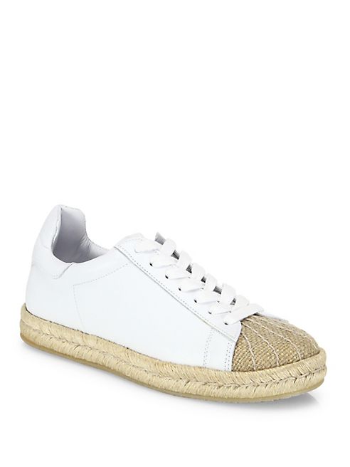 Alexander Wang - Rian   Leather Espadrille Sneakers