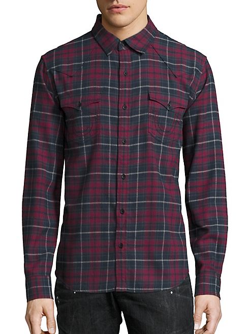 True Religion - Ozone Western Plaid Shirt