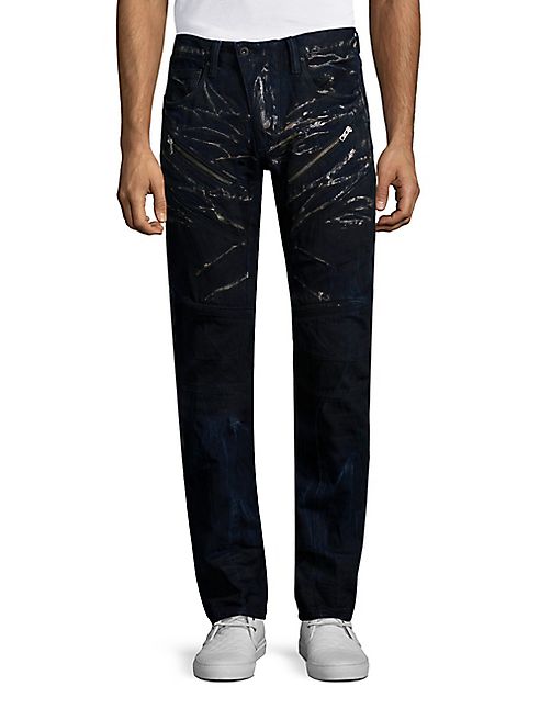 PRPS - Straight-Fit Moto Jeans