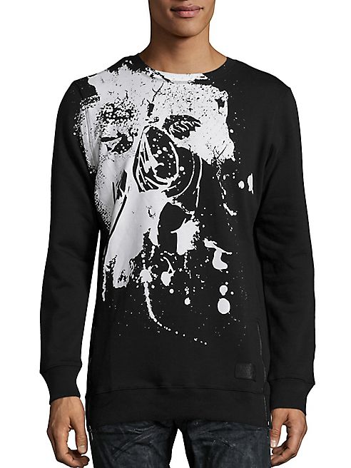 PRPS - Stamped Cherub Graphic Printed Pullover