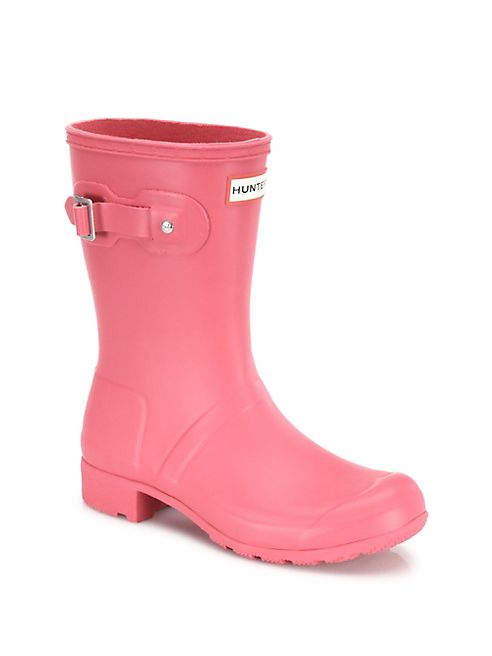 Hunter - Original Tour Packable Short Rubber Rain Boots