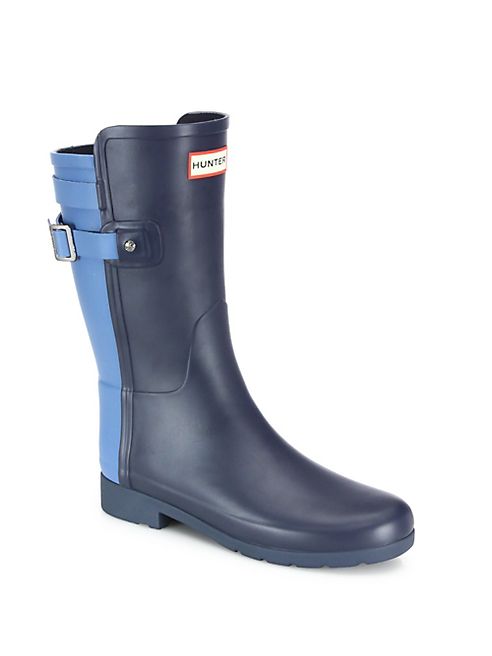 Hunter - Original Refined Back-Strap Short Two-Tone Rubber Boots