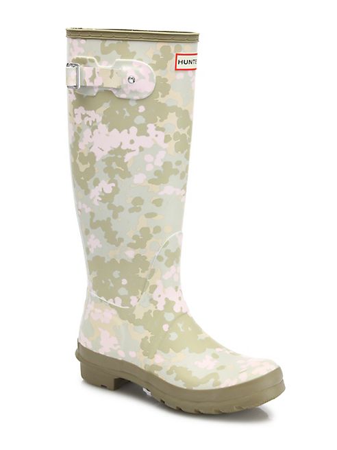 Hunter - Original Flectarn Camo Tall Rubber Rain Boots