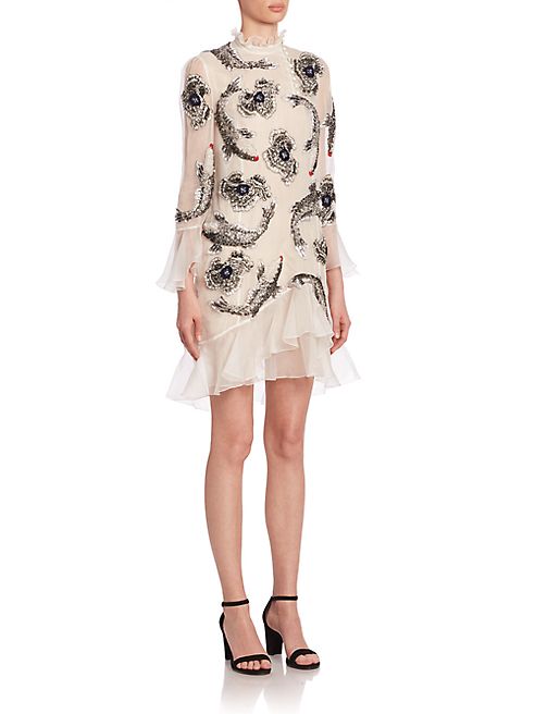 Erdem - Contance Embellished Coy Dress