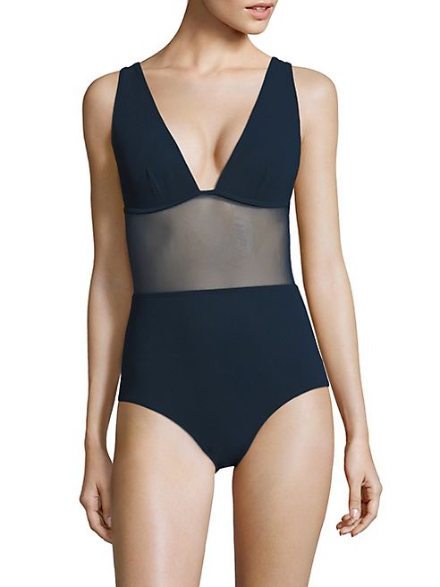 Zimmermann - Separates Plunge Mesh One-Piece Swimsuit