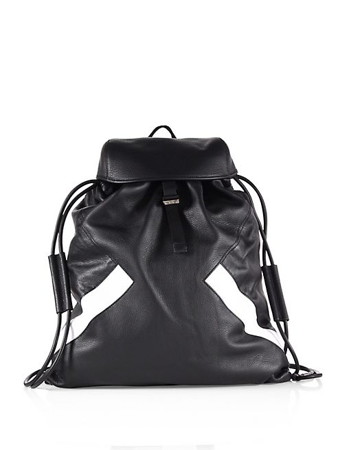 Neil Barrett - Retro Modernist   Leather Rucksack