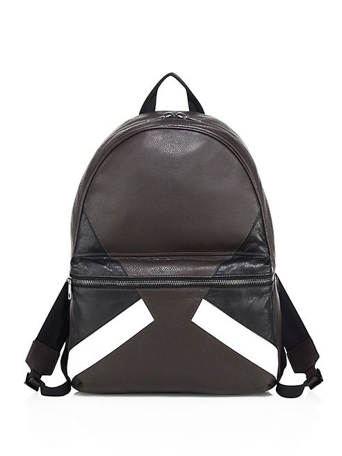 Neil Barrett - Retro Modernist   Leather Backpack