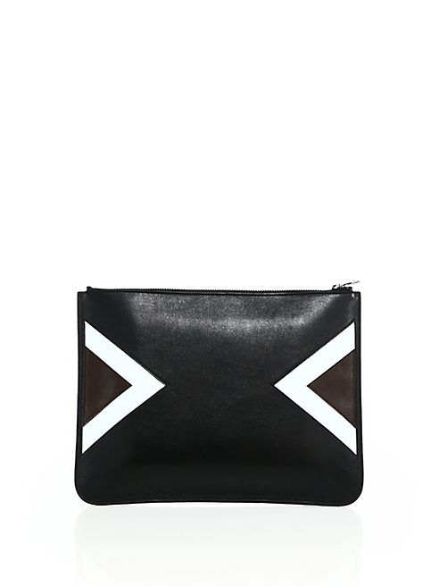 Neil Barrett - Modernist Large Leather Pouch