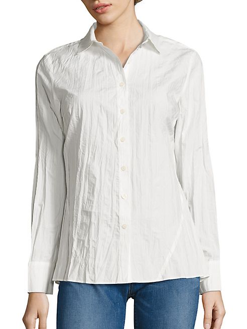 Derek Lam 10 Crosby - Solid Long Sleeve Shirt