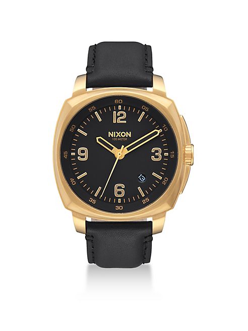 Nixon - Leather Strap Watch