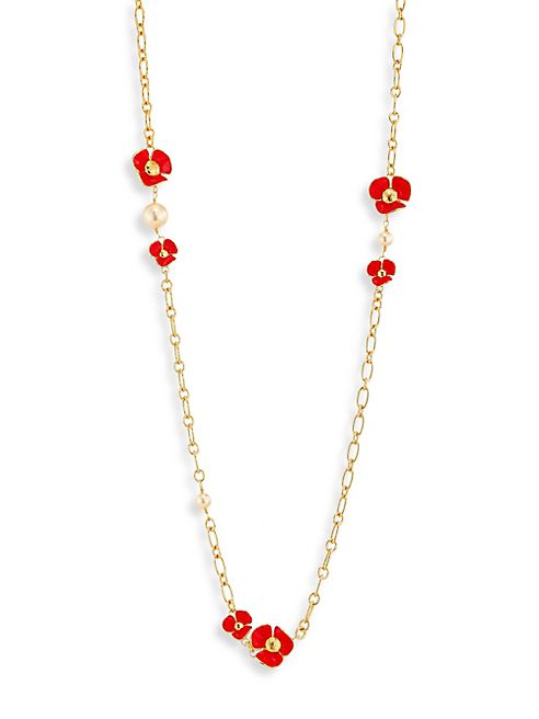 Tory Burch - Fleur Faux-Pearl Rosary