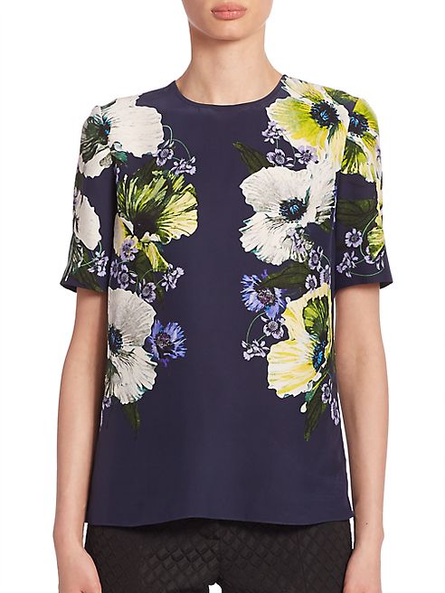 Erdem - Armilla Short Sleeve Top