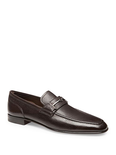 Bally - Brignant Deerskin Leather Loafers