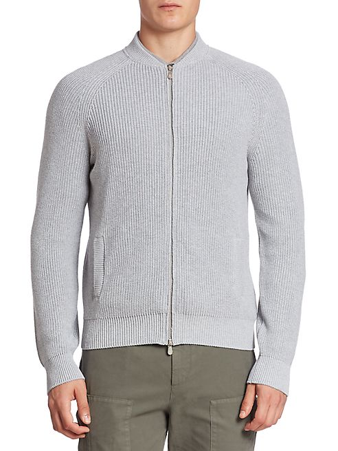 Brunello Cucinelli - Ribbed Cotton Cardigan