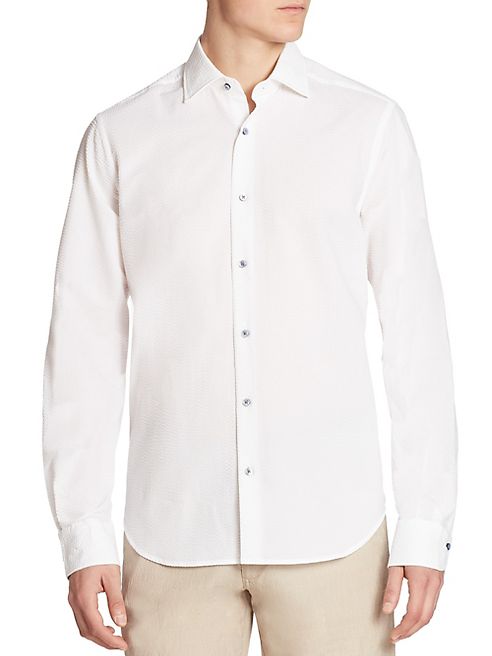 Saks Fifth Avenue Collection - Long Sleeve Button Down