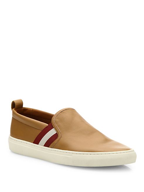 Bally - Herald Sheep Leather Slip-On Sneakers