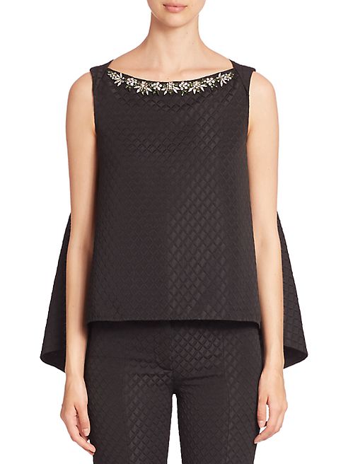 Erdem - Joelle Embellished Top