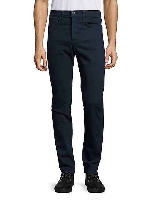 Rag & Bone - Solid Slim Fit Jeans