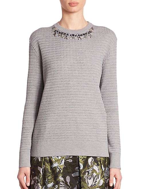 Erdem - Lana Embellished Sweater