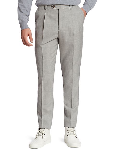 Brunello Cucinelli - Slim-Fit Wool Pants