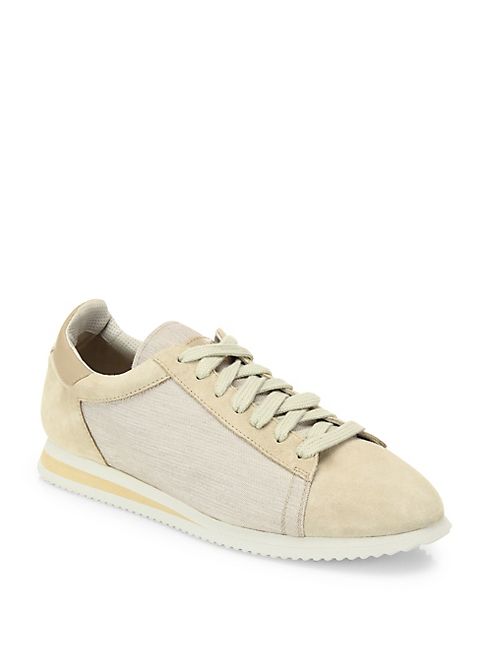 Brunello Cucinelli - Suede & Nylon Ares Runner Sneakers