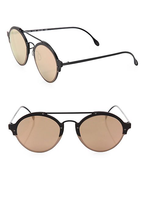 Illesteva - Malpensa 53MM Mirrored Aviator Sunglasses