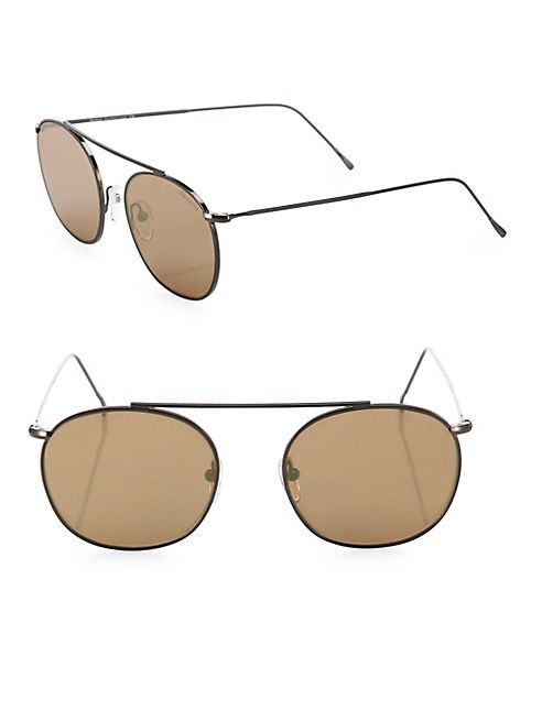 Illesteva - Mykonos II 57MM Mirrored Aviator Sunglasses