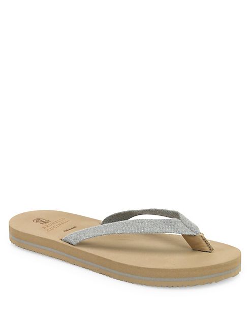 Brunello Cucinelli - Calf Leather Flip Flops