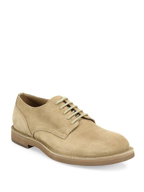 Brunello Cucinelli - Suede Derby Shoes