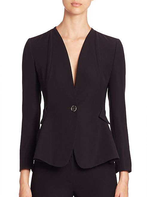 Armani Collezioni - Cady Peplum Jacket