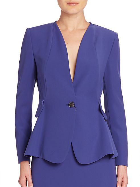 Armani Collezioni - Cady Peplum Jacket