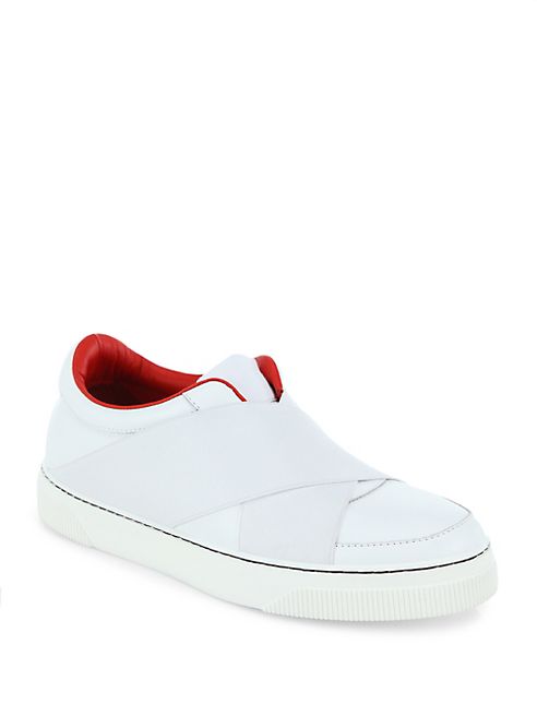 Proenza Schouler - Leather Crisscross Skate Sneakers