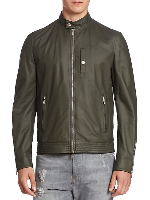 Brunello Cucinelli - Leather Pilot Jacket