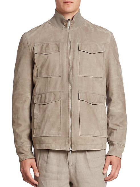 Brunello Cucinelli - Suede Safari Jacket